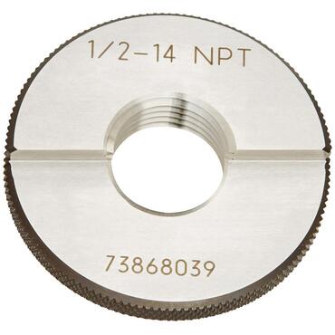 Ring gauge for conic NPT pipe thread type 4415